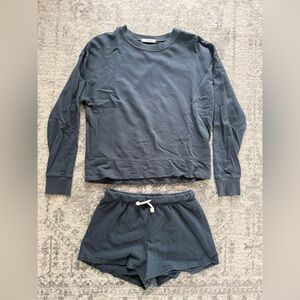 Worn Once - Perfectwhitetee French Terry Set